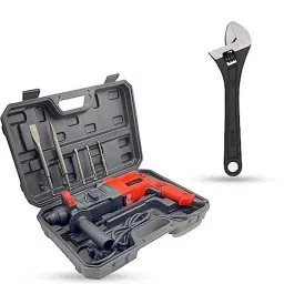 Hillgrove 1200W Forward &a; Reverse Rotation Hammer Impact Drill Machine with 5 Pcs SDS Plus Bit &a; 8 inch Adjustable Wrench, HGCM1249-picture-21