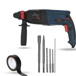 Hillgrove 1200W Forward &a; Reverse Rotation Hammer Impact Drill Machine with 5 Pcs SDS Plus Bit &a; Electrical Tape, HGCM1218-picture-35