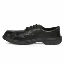 Hillson U-4 Steel Toe Safety Shoes with Low Ankle PVC Injected Sole Black, Size UK 8-picture-39
