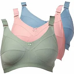 hilorill Trending Full Coverage Non Padded Heavy Bust Women's Wide Strap Daily Use Push Up C Cup Bra Combo-picture-36