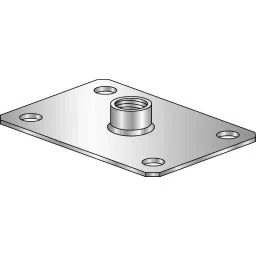 Hilti Fixed Point Base Plate 19 mm (3/4 inch) Thread Connection, 246922 (Pack of 10)-picture-28