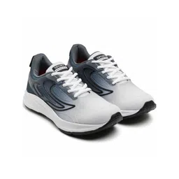 Hilux Men Grey Round Toe Comfort Insole Leather Casual Lace-Ups Sneakers-picture-27