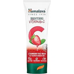 Himalaya Brightening Vitamin C Strawberry Face Wash | Brightening Face Cleanser | Remove Dull Skin | 100ml-picture-49