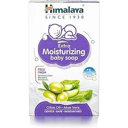 Himalaya Extra Moisturizing Baby Soap 125 g | Pack of 2 | No 1 Doctor prescribed brand | Aloe, Olive, Milk| Cleanses & Moisturizes baby's skin-picture-19