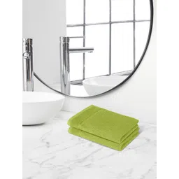 Himeya Green 2 Pieces 300 GSM Pure Terry Cotton Hand Towels-picture-23