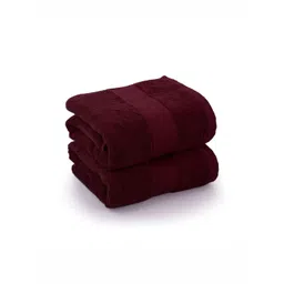 Himeya Red 2 Pieces Pure Cotton 500 GSM Bath Towels-picture-31