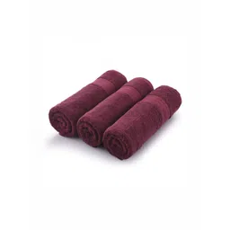 Himeya Red 3 Pieces Pure Cotton 500 GSM Bath Towels-picture-14
