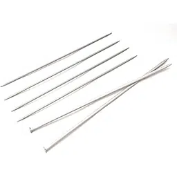 HIMMU'S FASHION HUB Aluminium Special Knitting Needle Combo No 11 Single Sided, Pair of 2 (Dia-3.00mm) (Length-25CM) and no 12 Double Sided, Set of 4 Knitting Needles (Dia-2.75mm) (Length-22CM)-picture-23