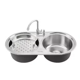 Hindware Amadeus 36x19x9 inch Matt Finish SS Single Bowl Kitchen Sink-picture-27