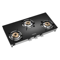 Hindware ARMO Plus Toughened Glass Top 3 Burner Manual Gas Stove (Sleek Body Design, Black)-picture-13
