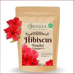 hindya ayurvedic luxury Organic Hibiscus Flower Powder for Face Pack and Hair Mask, Natural Pure Hibiscus Rosa-Sinensis Hair & Skin Care, Gudhal Ka Phool Powder For Dull Hair & Dry Scalp - 100g-picture-55