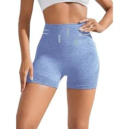 Hip Lifting Seamless Scrunch Butt Shorts for Women: High Waist Gym, Yoga, and Fitness Workout Shapewear |Women-Gym-Short-Parent-picture-30