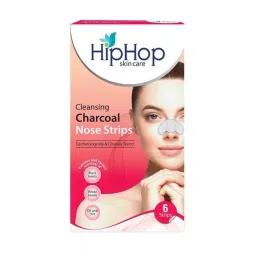 HipHop Skincare Charcoal Cleansing Nose Strips for Women - 6 Strips-picture-14