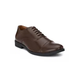 hirels Hirel's Men Brown Oxford Formal Shoes-picture-30