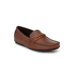 Hirels Men Perforations Leather Loafers-picture-36