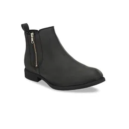 Hirels Men Solid Mid-Top Chelsea Boots-picture-33