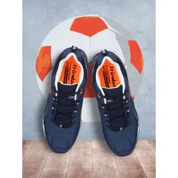 HIROLAS Men Navy Blue & White Synthetic Running Shoes-picture-15
