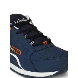 HIROLAS Men Navy Blue Running Shoes image 5