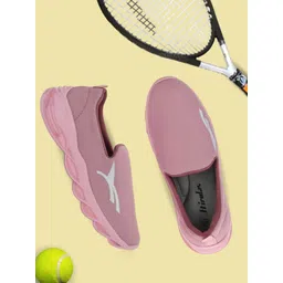 Hirolas Women Comfort Slip-On Sports Shoes - Pink Walking Shoes For Women-picture-14