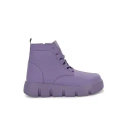 Hirolas Women's Purple Derby Boots-picture-15
