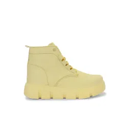 Hirolas Women's Yellow Derby Boots-picture-18