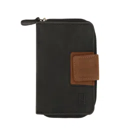 HIROSHI Black Leather Bi-Fold Wallet-picture-48