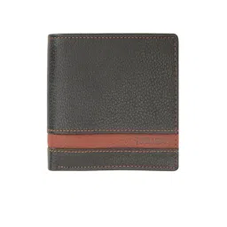 HIROSHI Black Textured Leather Bi-Fold Wallet-picture-42