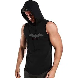 hit square Classic Batman Pure Polyster Round Neck Printed for Men (GH21-Black-L-Classic Batman)-picture-42