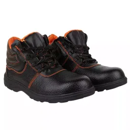 Hitman Zed Plus PVC Safety Shoes High Ankle Size UK 9 Black, hzed-picture-26