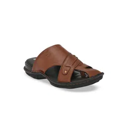 Hitz Men Brown Leather Sandals-picture-20