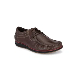 Hitz Men Solid Leather Lace-Up Derbys-picture-23
