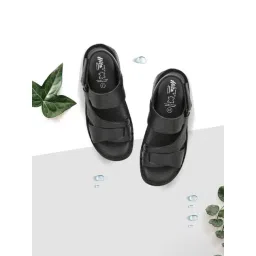 Hitz Men's Black Back Strap Sandals-picture-39