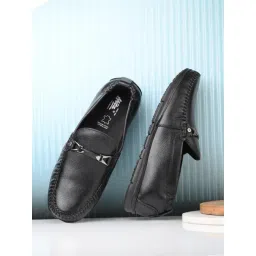 Hitz Men's Black Casual Loafers-picture-11