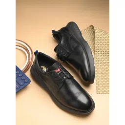 Hitz Men's Black Derby Shoes-picture-24