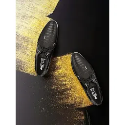 Hitz Men's Black Derby Shoes-picture-26