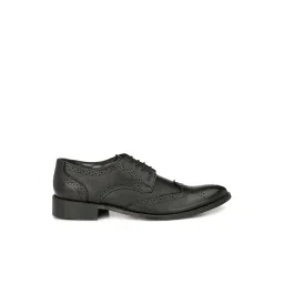 Hitz Men's Black Derby Shoes image 1