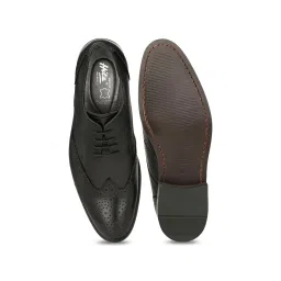 Hitz Men's Black Derby Shoes image 3