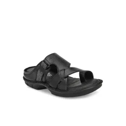 Hitz Men's Black Toe Ring Sandals-picture-10