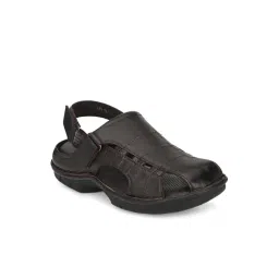 Hitz Men's Brown Back Strap Sandals-picture-13