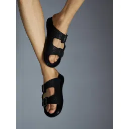 Hitz Men's Charcoal Casual Sandals-picture-38