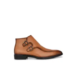Hitz Men's Tan Monk Boots-picture-28