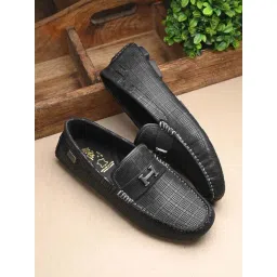 Hitz Luxure Men's Black Casual Loafers-picture-14