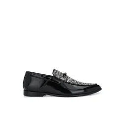 Hitz Luxure Men's Black Casual Loafers image 1