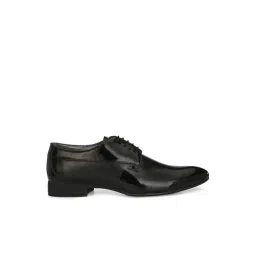 Hitz Luxure Men's Black Derby Shoes-picture-29