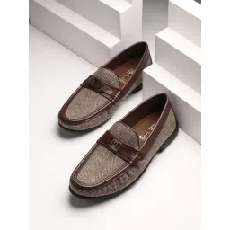 Hitz Luxure Men's Brown Casual Loafers-picture-45