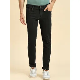 HJ HASASI Men Acid Wash Mid Rise Stretchable Clean Look Jeans-picture-30