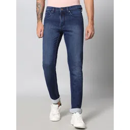 HJ HASASI Men Mid-Rise Clean Look Light Fade Pure Cotton Relaxed Fit Stretchable Jeans-picture-11