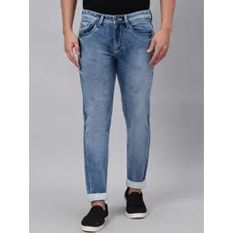 HJ HASASI Men Relaxed Fit Clean Look Heavy Fade Stretchable Cotton Jeans-picture-17