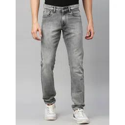 HJ HASASI Men Relaxed Fit Heavy Fade Stretchable Denim Jeans-picture-26