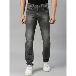 HJ HASASI Men Relaxed Fit Heavy Fade Stretchable Jeans-picture-33